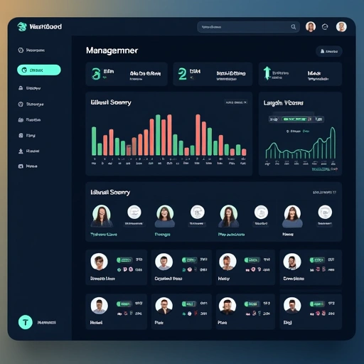 Digital avatar management dashboard